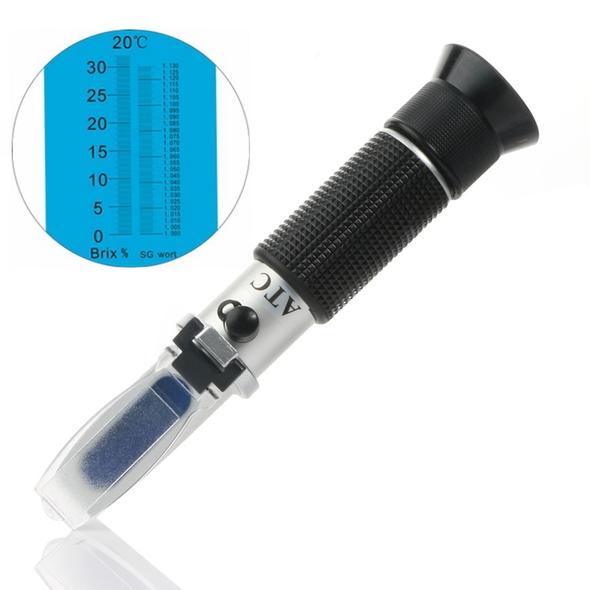 Honey Refractometer For Honey Moisture, Brix And Baume, 3in1 Uses,  Brix Scale Range Honey Moisture Tester, With ATC, Ideal For Honey, Maple Syrup, And Molasses, Bee Keeping Supplies