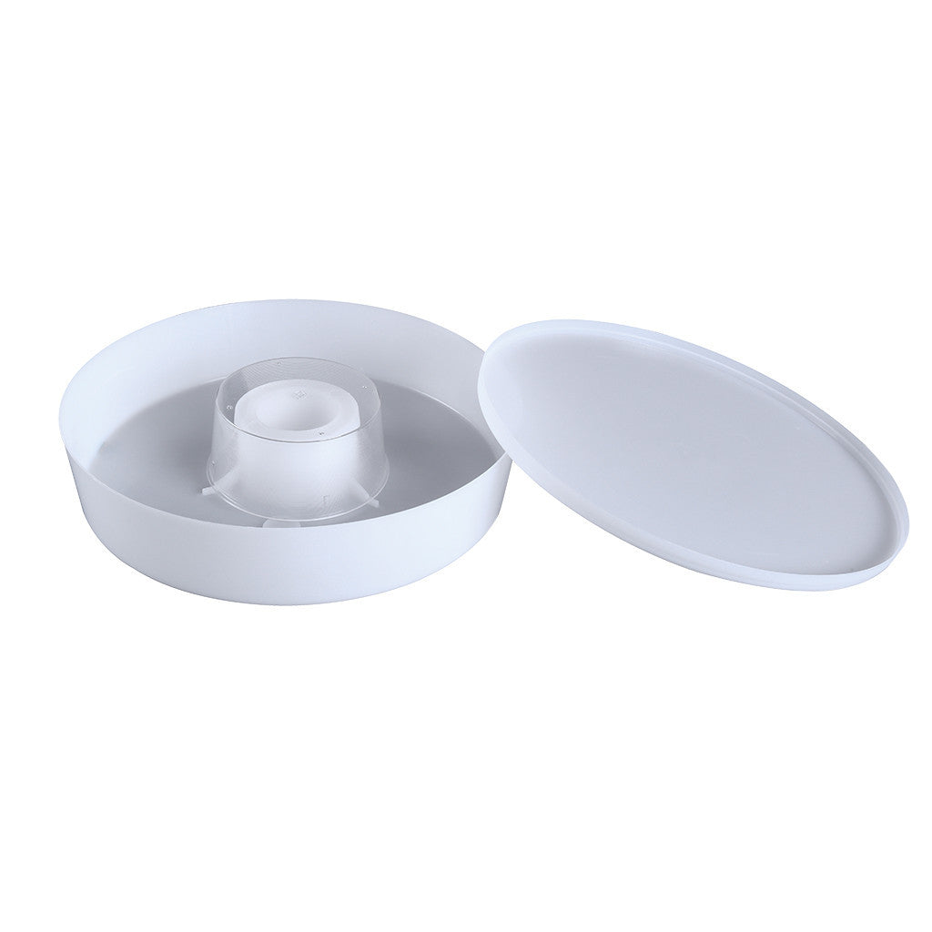 Plastic bee feeder