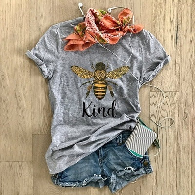 Bee print T-shirt
