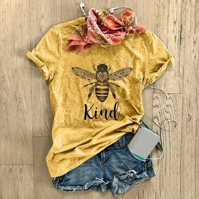 Bee print T-shirt
