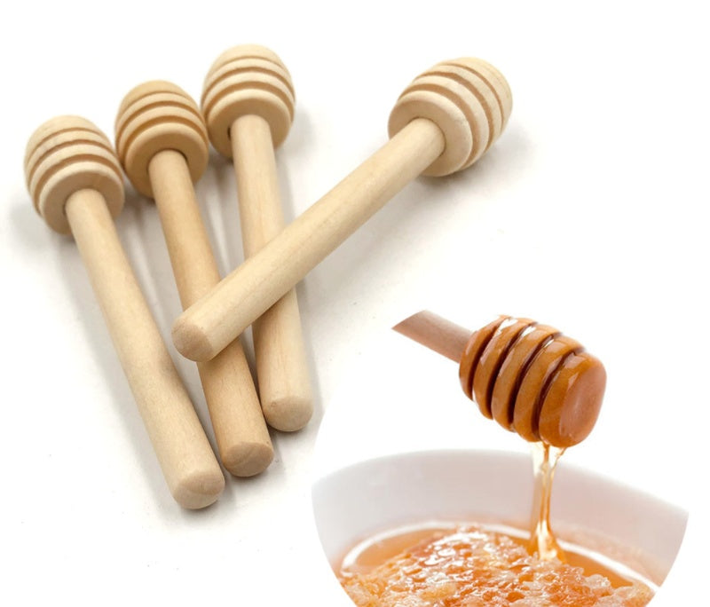 Solid Wood Honey Wooden Stirring Rod To Take Honey