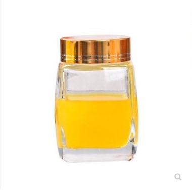 Square Large Mouth Honey Glass Bottle