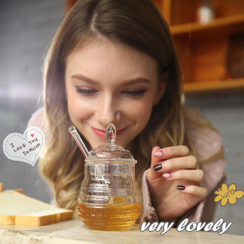 Honey  With Stir Bar Honey  Seasoning Juice Jar