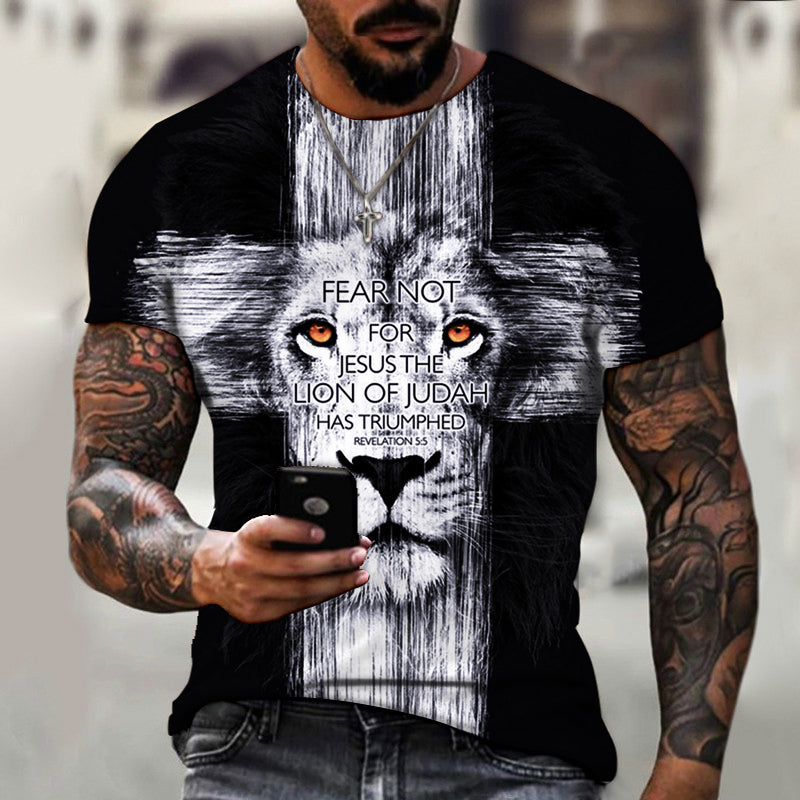 Men's Summer Cartoon Print Bee CasualL