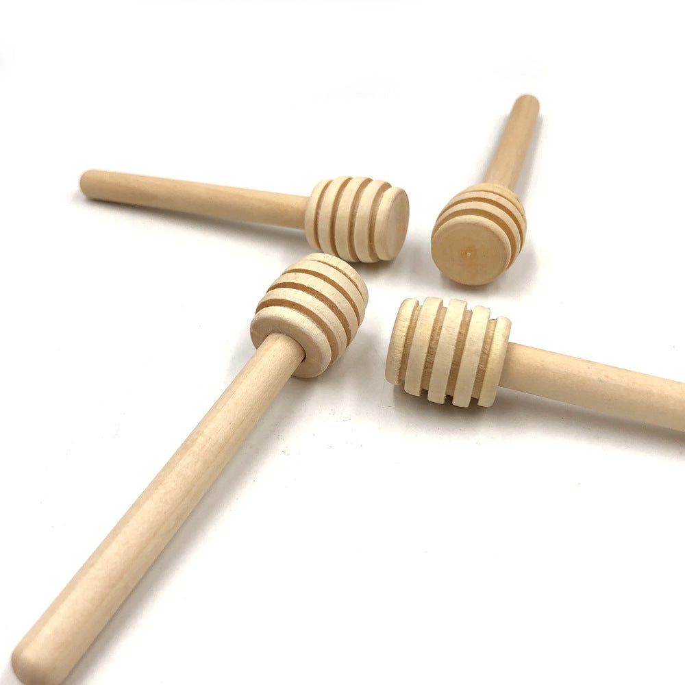 Solid Wood Honey Wooden Stirring Rod To Take Honey