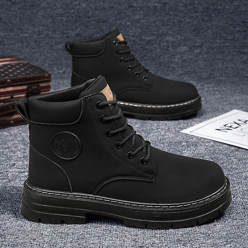 Men's Wear-resistant Martin Boots For Building Work