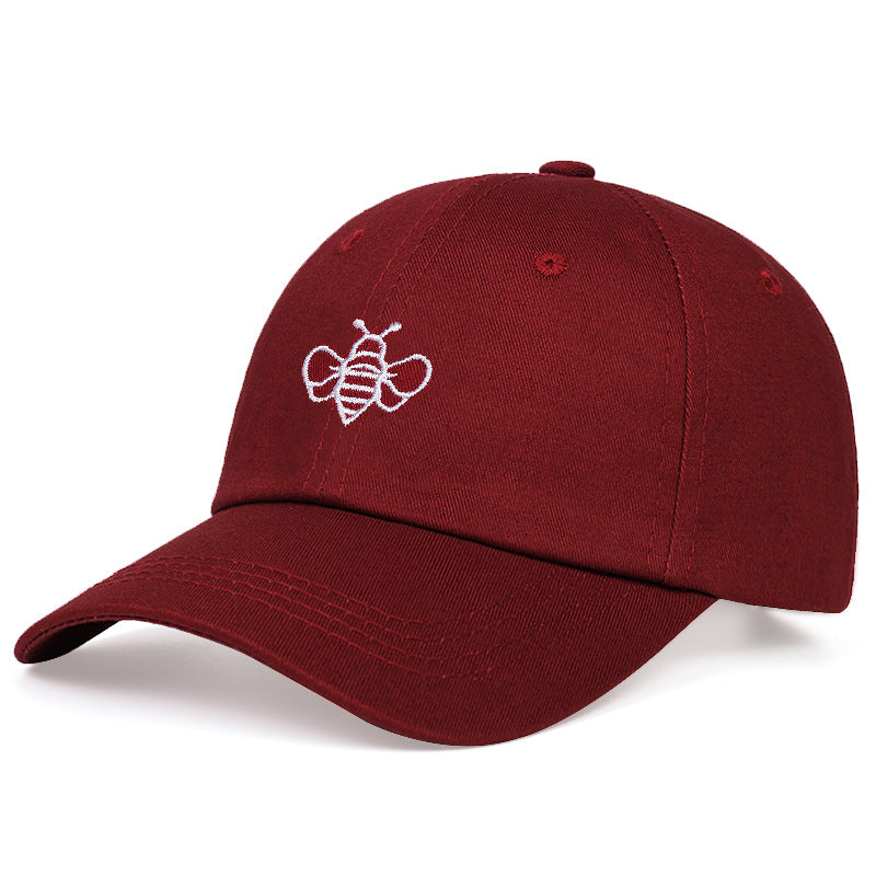 Cartoon Bee Embroidered Baseball Cap