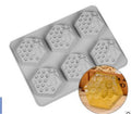 Gray 6 Bee Silicone Cake Mold