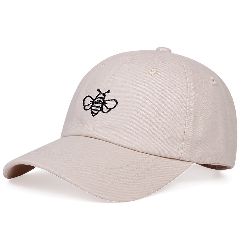 Cartoon Bee Embroidered Baseball Cap