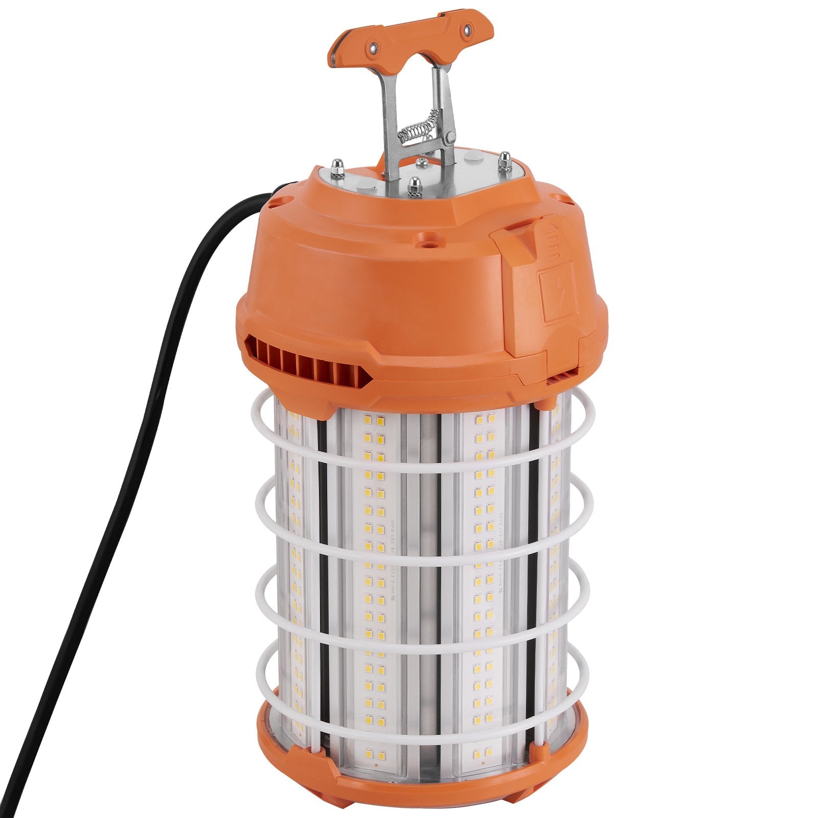 LED Temporary Work Light, 150W, 20000lm Construction Lights, 5000K Portable Super Bright & Waterproof & Connected Up To 6 Lights, Hanging Job Site Lighting For Indoor And Outdoor Lighting