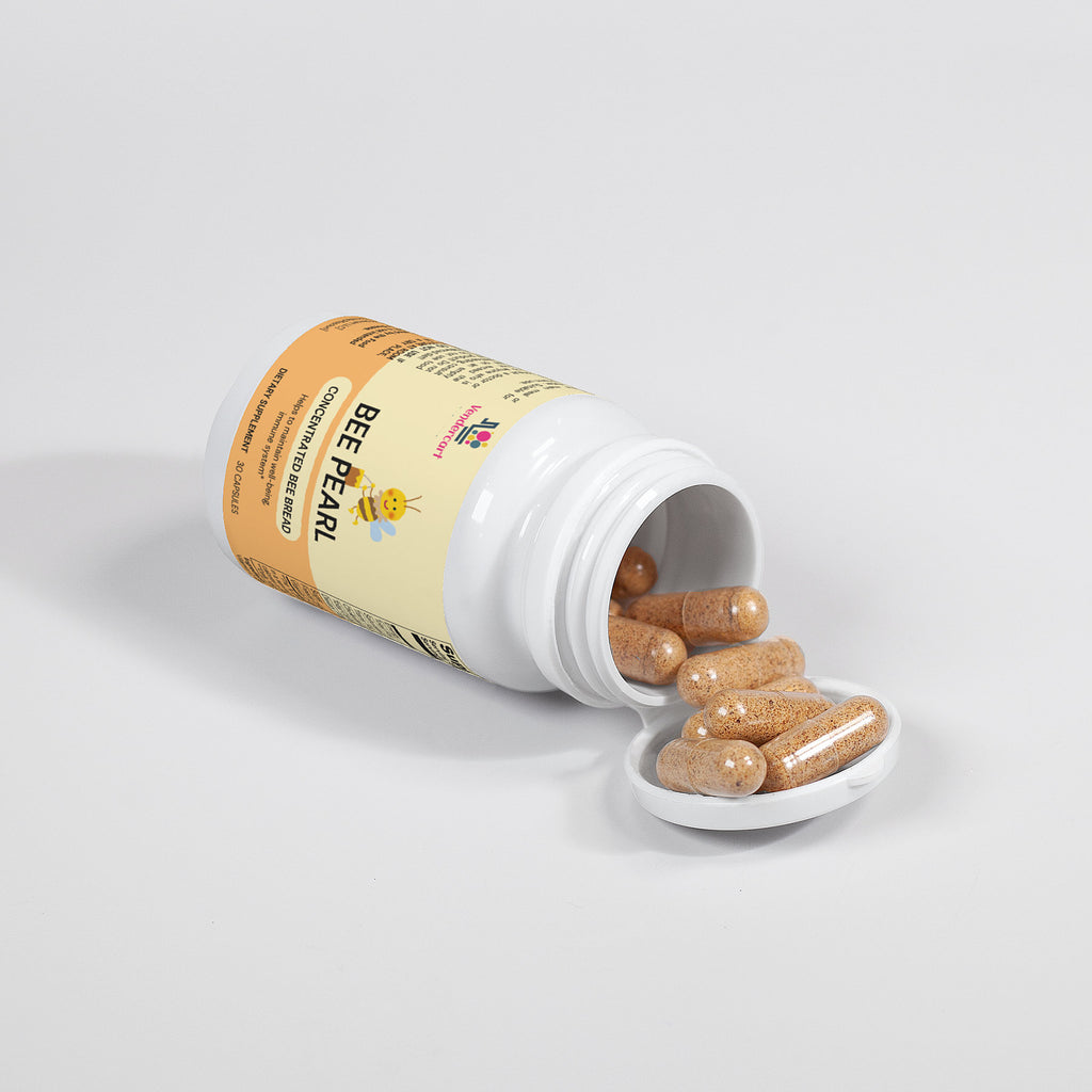 Bee Pearl Capsules Natural Immunity, Energy, And Skin Health Support