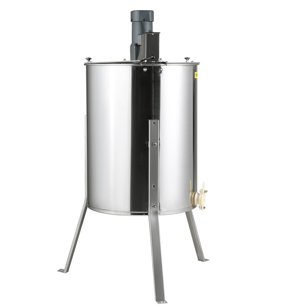 VEVOR Electric Honey Extractor,  Frames Honey Spinner Extractor, Stainless Steel Beekeeping Extraction, Apiary Centrifuge Equipment With Height Adjustable Stand, Honeycomb Drum Spinner With Lid
