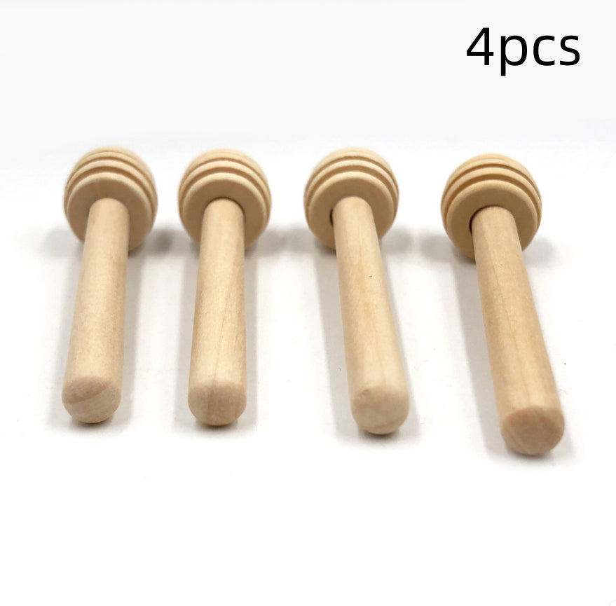 Solid Wood Honey Wooden Stirring Rod To Take Honey
