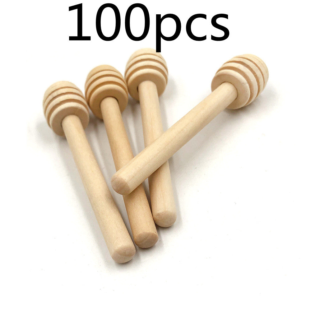Solid Wood Honey Wooden Stirring Rod To Take Honey