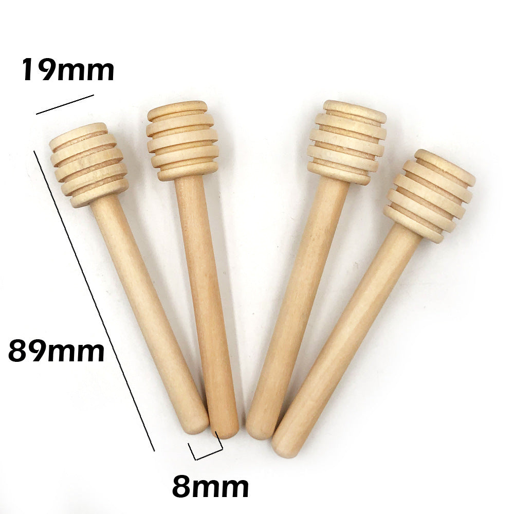 Solid Wood Honey Wooden Stirring Rod To Take Honey