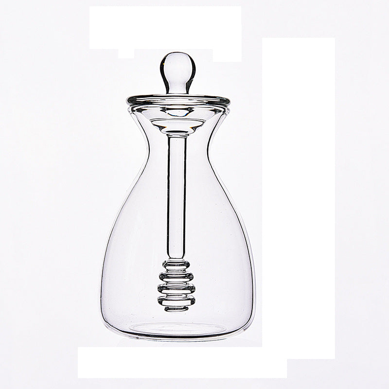 Creative Small Bee Glass Jar Storage With Lid