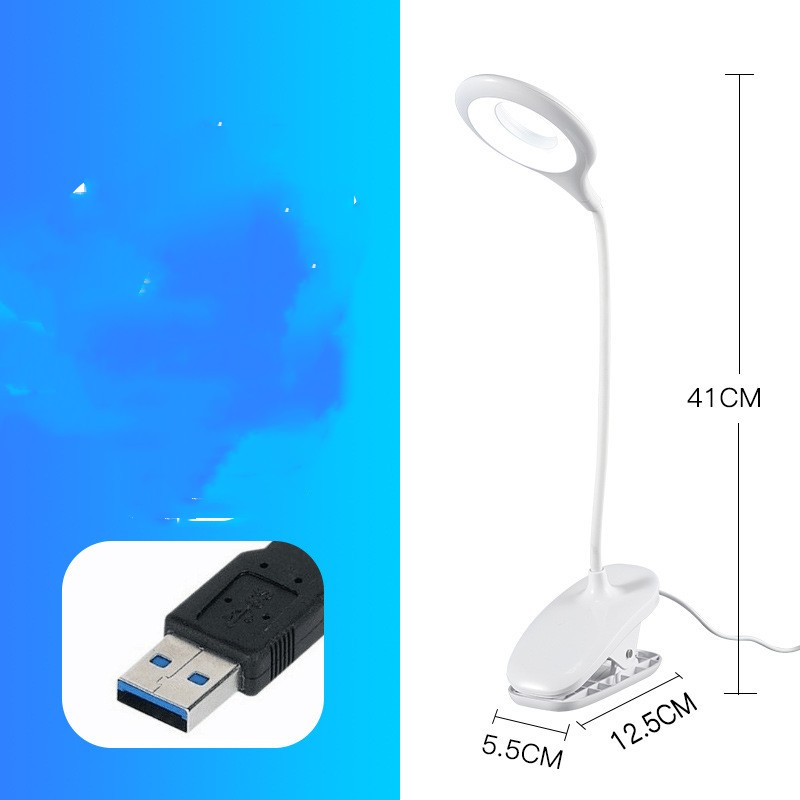 Clip Table Lamp Folding Work Led Bedroom
