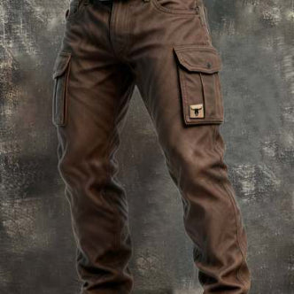 Punk Men's Pants Retro Work Pants
