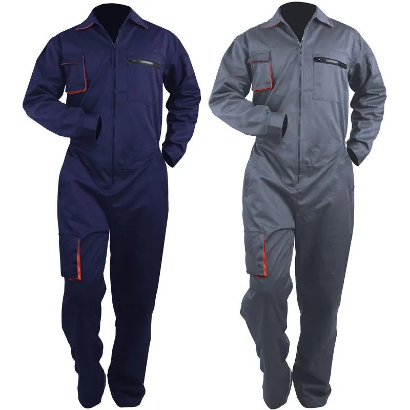 Work Clothes Suit Men's Business Shirt Auto Repair Machine Repair One-piece Uniform