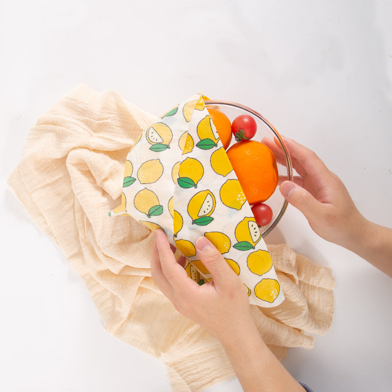 Natural Cotton Beeswax Food-grade Fresh-keeping Cloth Packaging Cloth